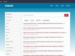 Askweb - free question php script Screenshot 1