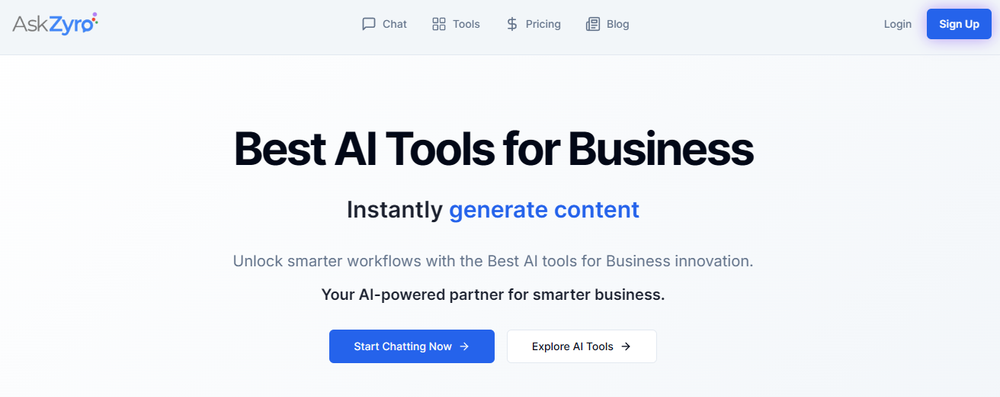 AskZyro Screenshot 1