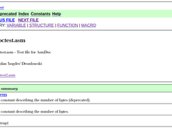 Asmosis: AsmDoc output