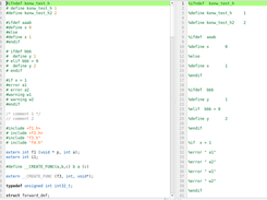 Asmosis: h2nasm converter output (compared with input)