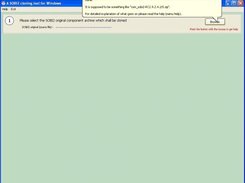 The starting screen: select the original SOBI2 component ZIP