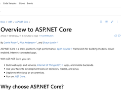 ASP.NET Core Screenshot 1