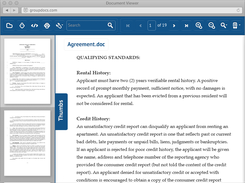 ASP.NET PDF Viewer - GUI