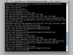 Sample files come with the package
