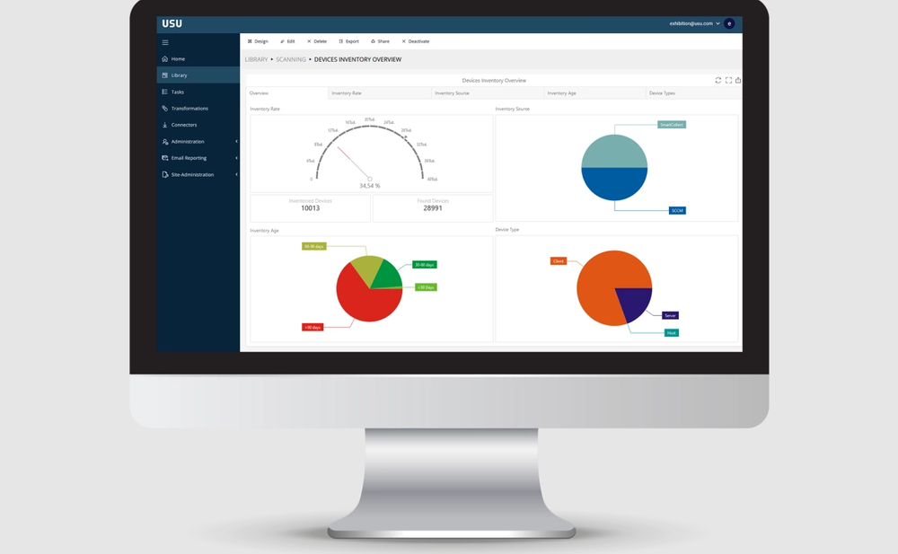 USU Software Asset Management Screenshot 1