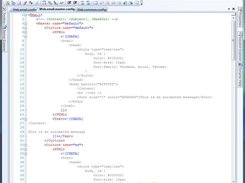 Example master email configuration file