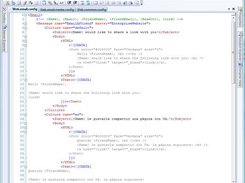 Example email configuration file