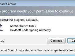 UAC elevation prompt