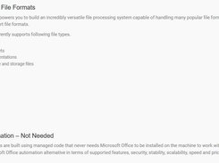 Conholdate.Total for .NET  Features  and supported file formats 