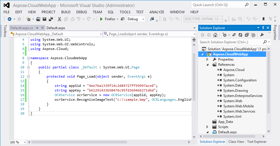 Aspose Cloud SDK для .NET