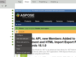 Aspose for Kentico Screenshot 2