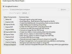 Aspose Maven for Eclipse Screenshot 3
