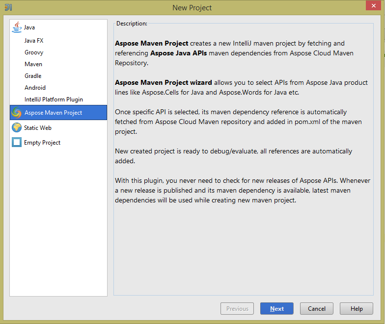Aspose Maven For Jetbrains Download Sourceforge Net
