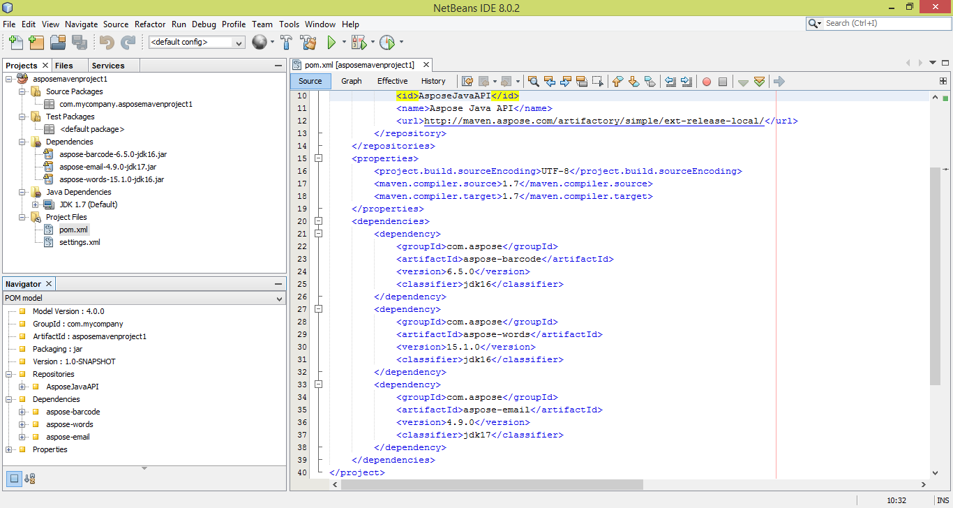 Aspose Maven For Netbeans Download Sourceforge Net
