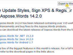 Aspose for Sitefinity Screenshot 1