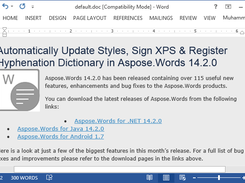 Aspose for Sitefinity Screenshot 2