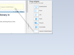Aspose for Sitefinity Screenshot 5