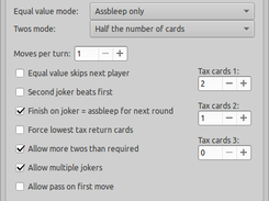 assbleep: new game, rules tab