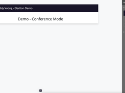 Live Conference Voting - Voter Interface