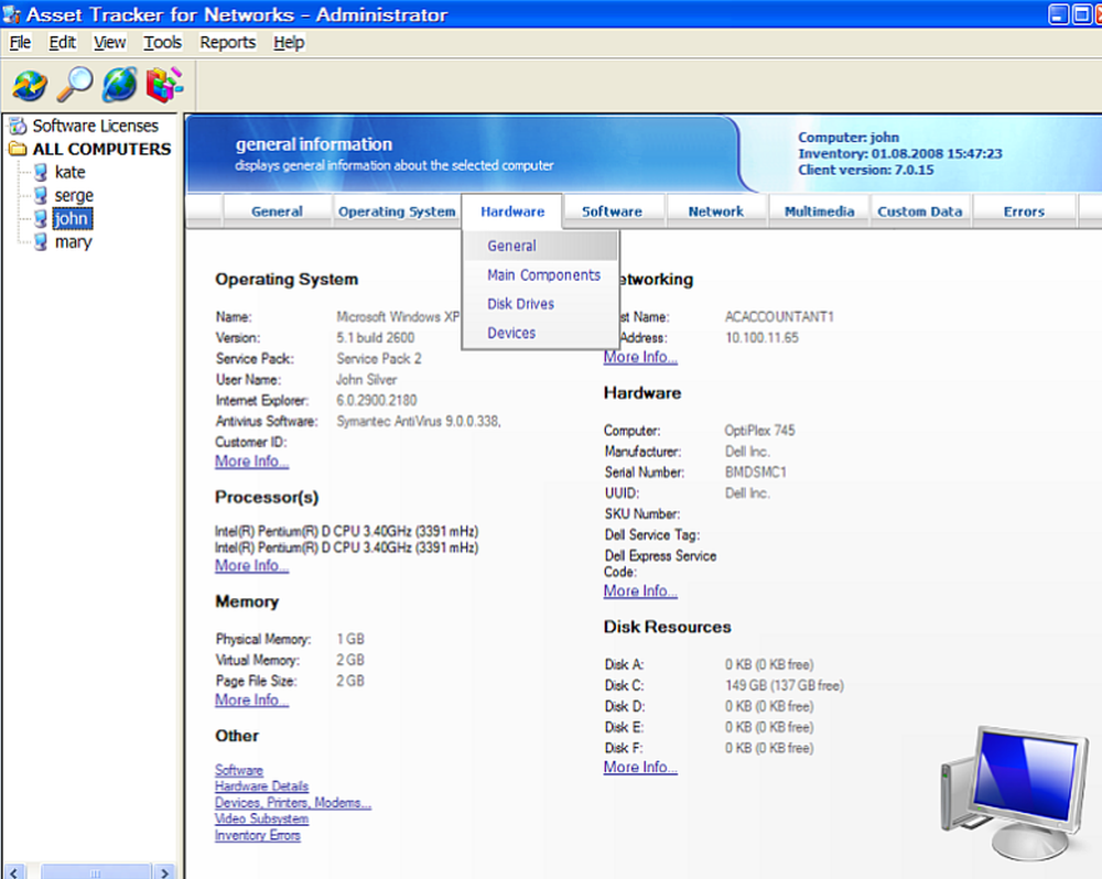 Asset Tracker for Networks  Screenshot 1