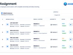 Asset Assignment Management