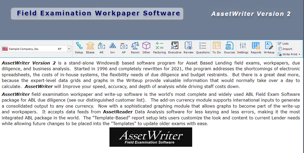 AssetWriter Screenshot 1