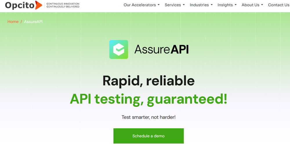 AssureAPI Screenshot 1
