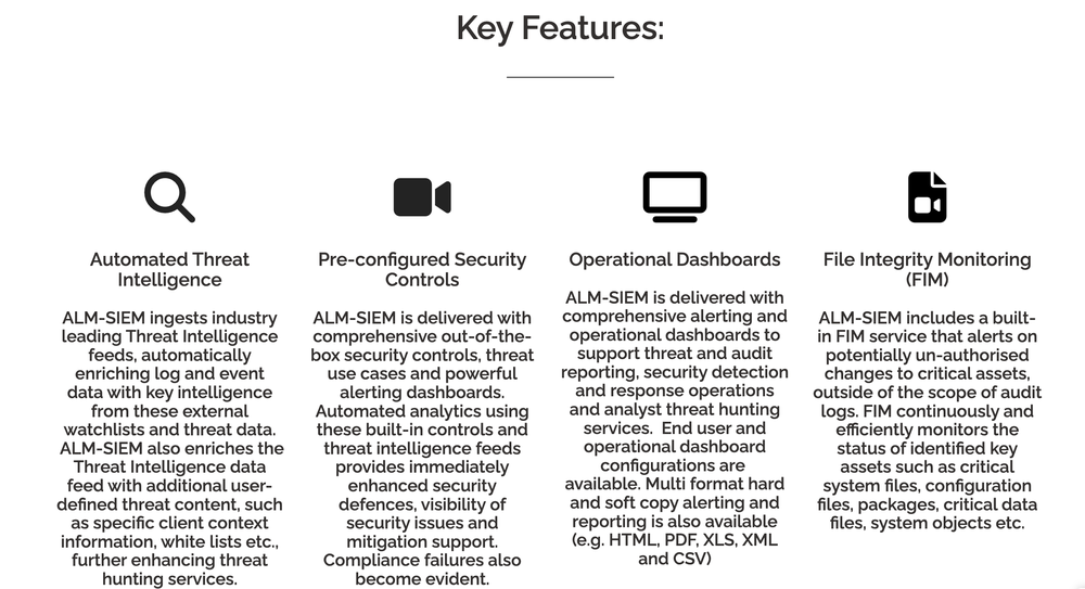 Assuria ALM-SIEM Screenshot 1