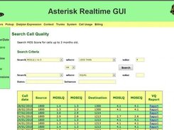 The VQ metric can be search to identify, low quality calls.