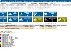 ViciDial Admin Screen Realtime report