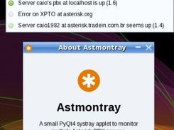 Linux version of Astmontray running on Mandriva