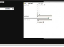Hard drive selected