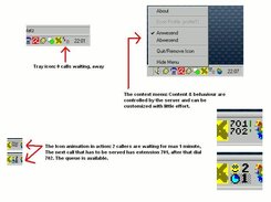 Parkedcalls Tray Icon for Asterisk Screenshot 1