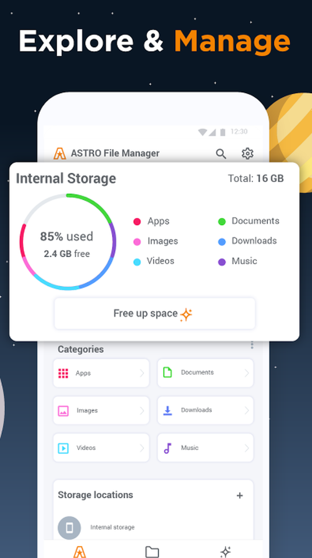 ASTRO File Manager & Cleaner Screenshot 1