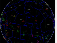 Constellations with fixed stars