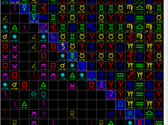Grid of aspects and midpoints