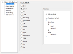 Artistic Style Options with Preview