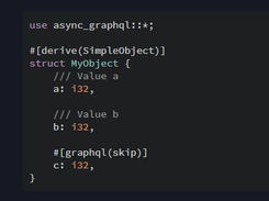 async-graphql Screenshot 1