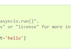 asyncio Screenshot 1