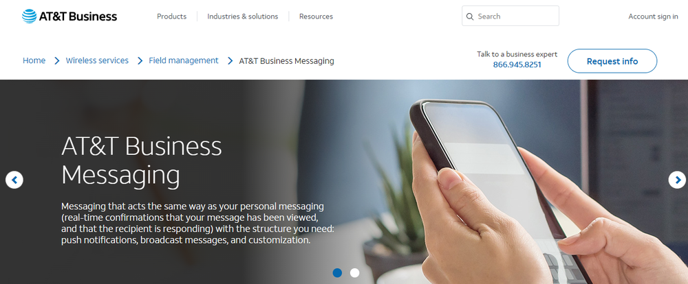 AT&T Business Messaging Screenshot 1