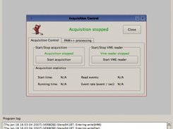 Controlling data acquisition.
