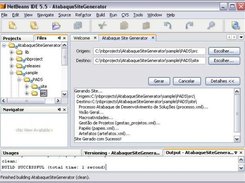 Atabaque Site Generator NetBeans plugin