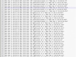 An ATC log