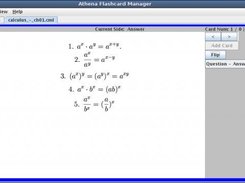Flashcard Review, with LaTeX rendering (Alpha R1)