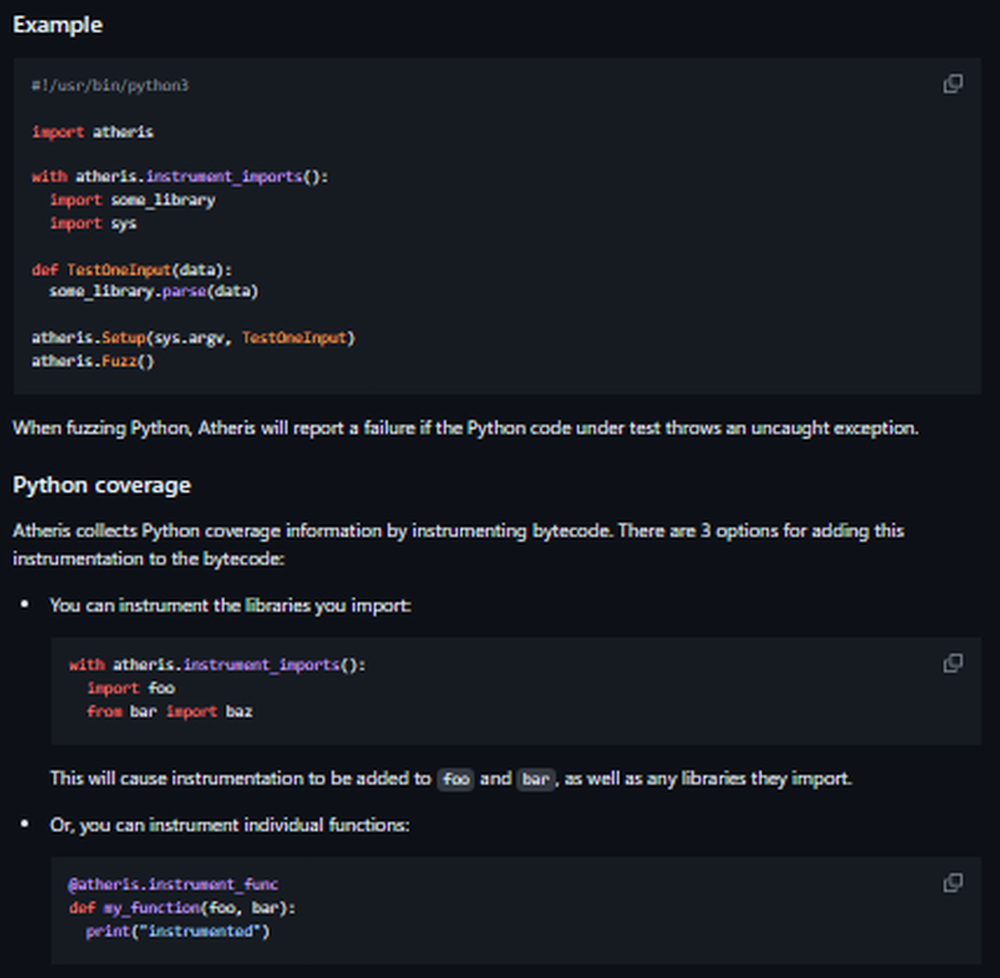 Atheris Screenshot 1