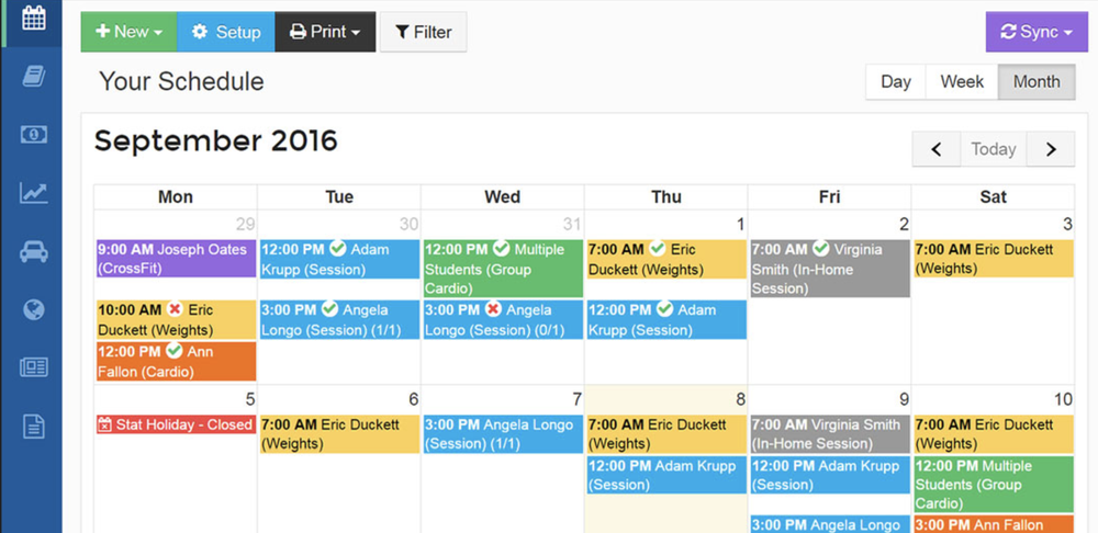 AthletaDesk Screenshot 1
