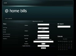 Add Bill page