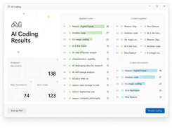 ATLAS.ti offers the world’s first AI solution for qualitative insights by integrating and tailoring OpenAI's GPT model