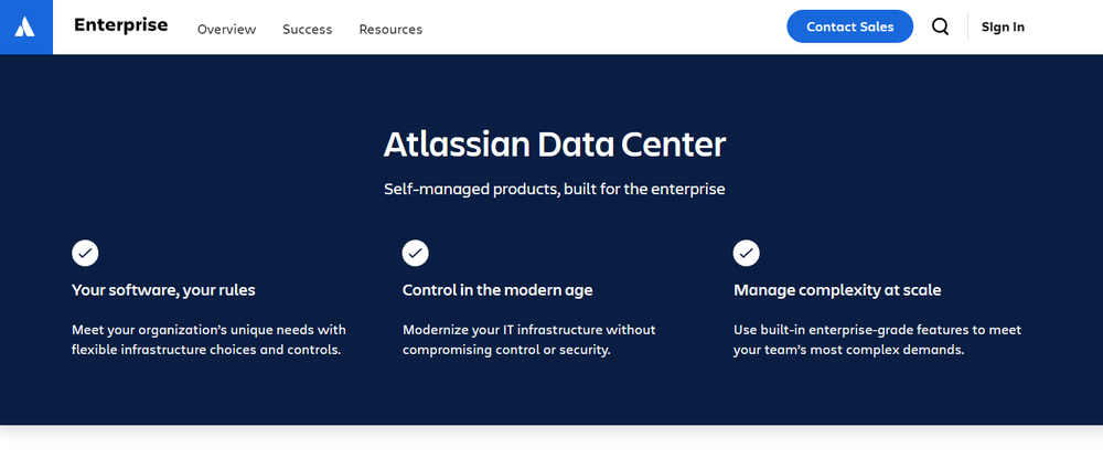 Atlassian Data Center Screenshot 1