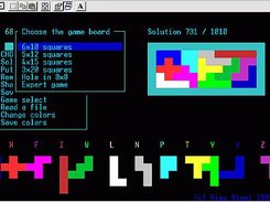 Selecting gameboard